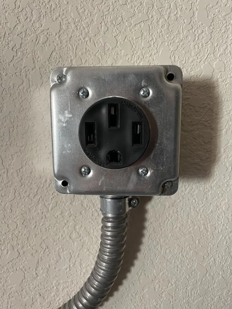 NEMA 14-50 outlet installed for Smart Home Electrical in New Berlin